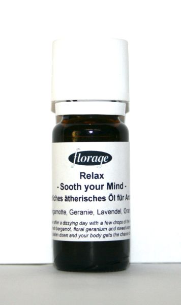 Relax - Sooth your Mind, ätherische Ölmischung für Aromatherapie, 10 ml