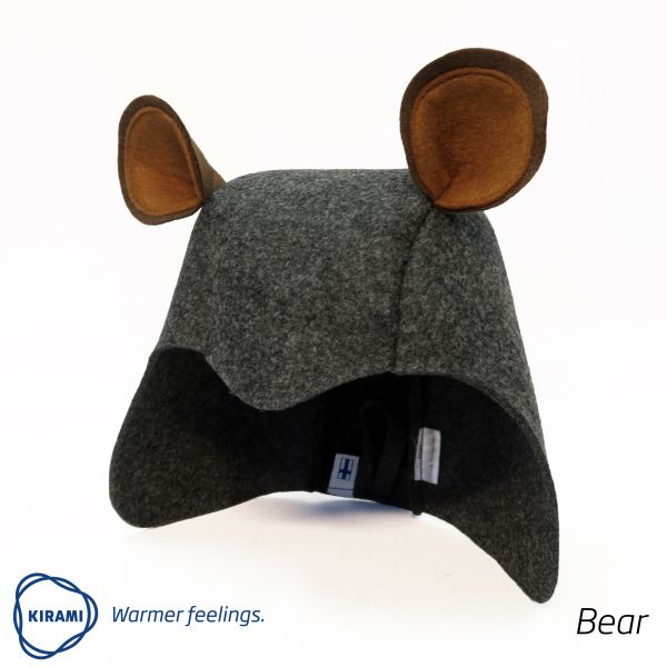 Bär (Erwachsene) Kirami Saunahut Badehut Badehaube