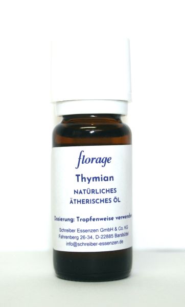 Thymianöl 100% natürliches ätherisches Öl, 10 ml