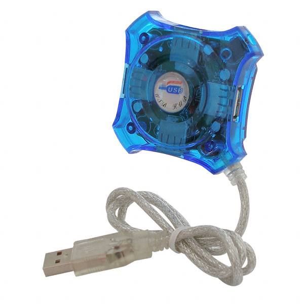 4 Port USB 2.0 HUB passiv: 4 Geräte an einem Port