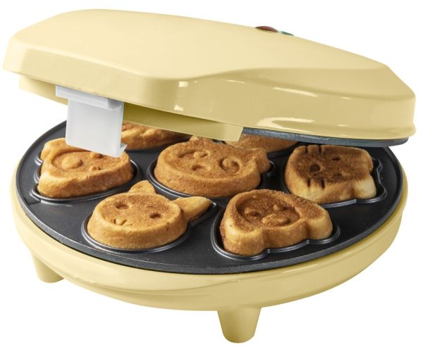 Bestron AAW700V Mini-Cookie-Maker in lustigen Tiermotiven vanilla