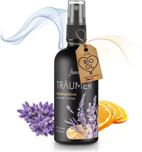 Bio Raumspray Kissenspray TRÄUMER Lavendel-Orange 100 ml