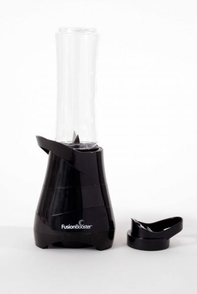 Fusion Booster Standmixer, Smoothie Maker mit To-Go-Behälter, schwarz