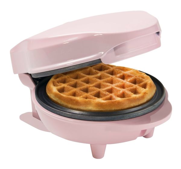 Bestron AMW500P Mini Waffeleisen, pink