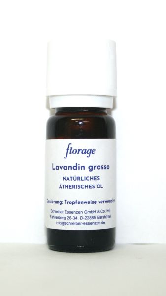 Lavandinöl grosso 100% natürliches ätherisches Öl, 10 ml