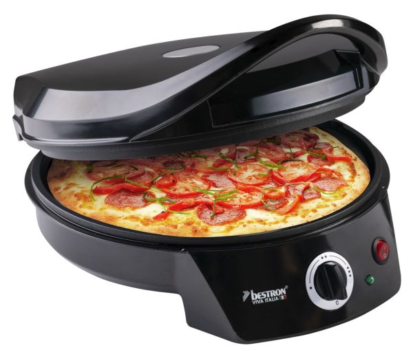 Bestron APZ400Z Elektrischer Pizzaofen, schwarz