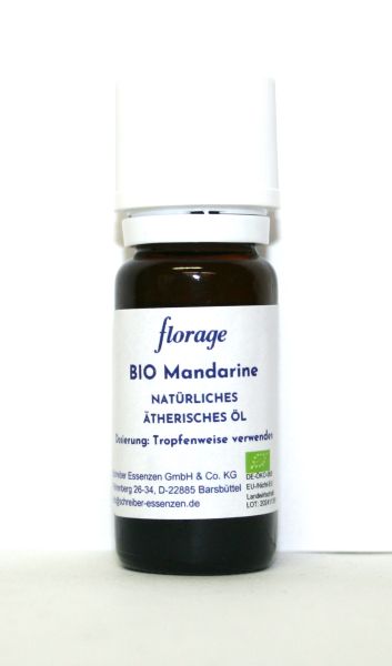 BIO Mandarine rot 100% natürliches ätherisches Öl, zertifiziert, 10 ml