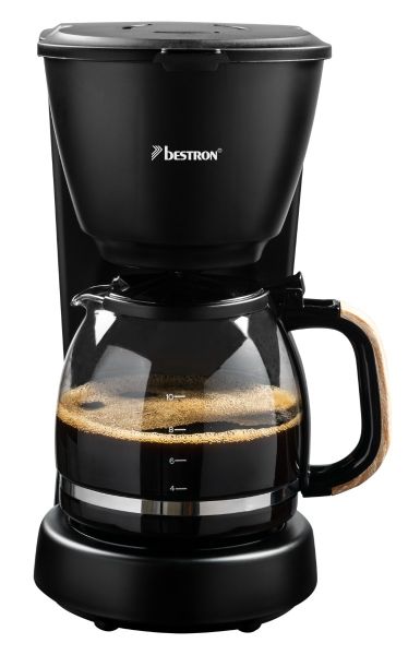 Bestron ACM900BW Kaffeemaschine, black&wood