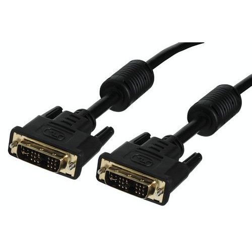 DVI (18+5) zu DVI (18+5) Kabel, 2m gold