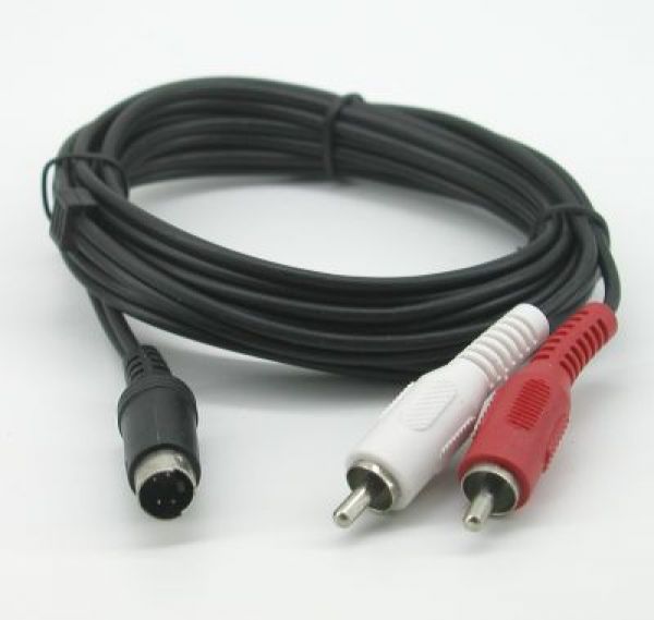SVHS Kabel auf 2 x Cinch-Stecker 1,5m