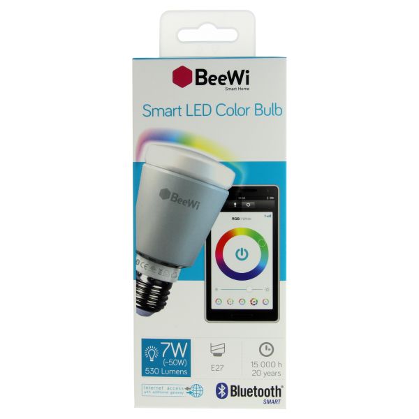Smart LED Lampe Glühbirne 7W E27, Bluetooth, RGB