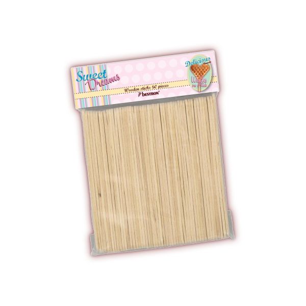 Bestron DST60 Hölzerne Stäbchen (2 x 60 Stück)