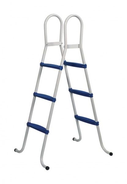 myPool Sicherheitsleiter 1,20m 2x4 Stufen eine Seite abnehmbar