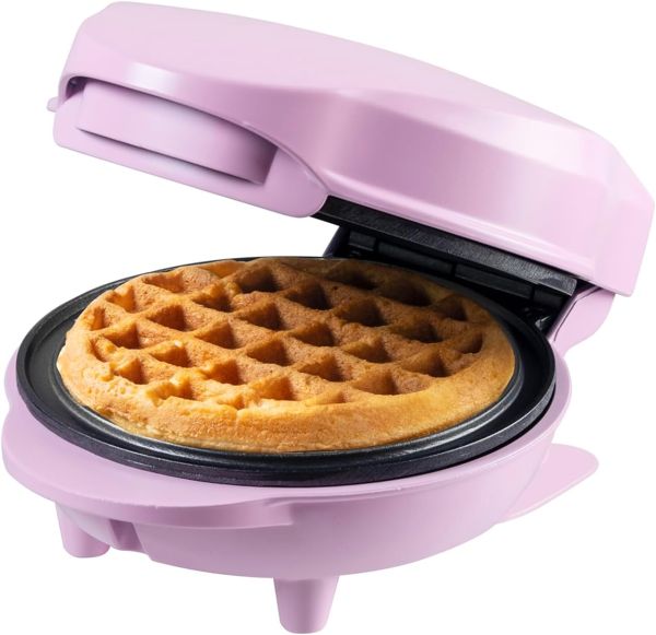 Bestron AMW500L Mini Waffeleisen, vilolet