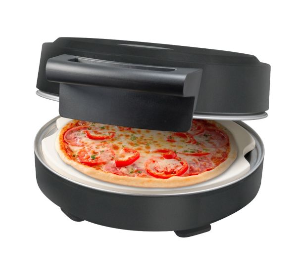 Bestron APZ500BL Pizzasteinofen schwarz