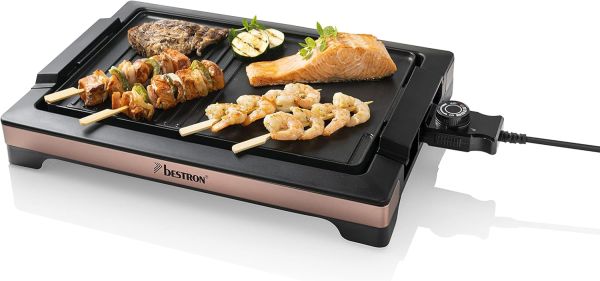 Bestron ABBQ2000CO Teppanyaki Tischgrill Kupfer