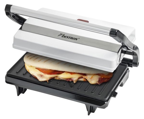 Bestron APM123W Panini Grill weiss