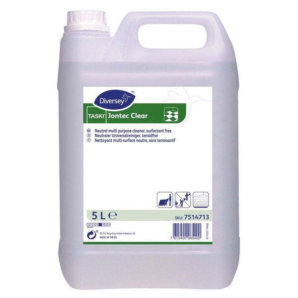 Taski Jontec Clear, Tensidfreier Neutralreiniger, 5 Liter