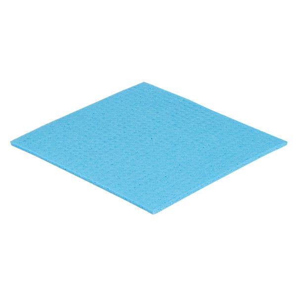 Schwammtuch feucht 20x18 cm, blau, 10er-Pack