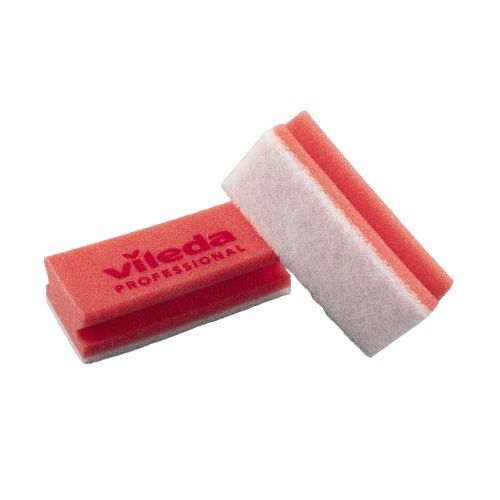 Schwamm Scheuerschwamm kratzfrei "Non-Scratch", rot, 10er-Pack