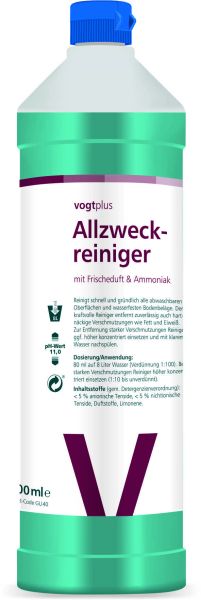 vogtplus Allzweckreiniger mit Frischeduft & Ammoniak