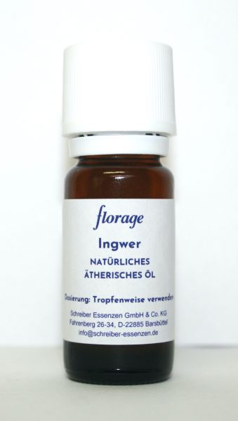 Ingweröl 100% natürliches ätherisches Öl, 10 ml