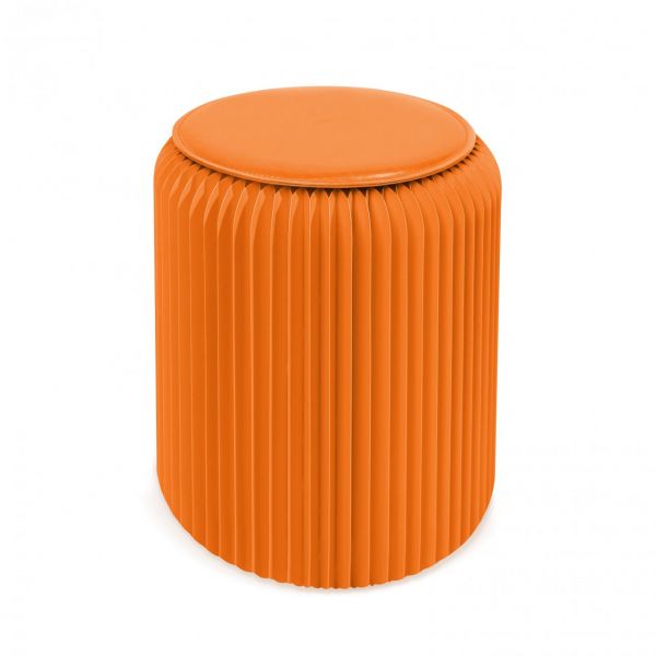 Stooly - Falthocker aus Karton, orange