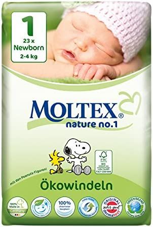 Ökowindel Moltex nature no.1, Newborn 2-4 kg