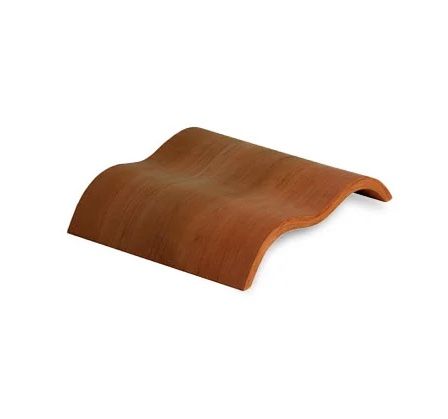 Saunakopfstütze Wave (red cedar)