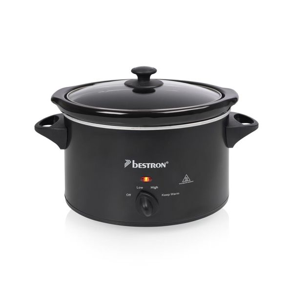 Bestron ASC350BL Slowcooker 3.5 Liter, 180 Watt, schwarz
