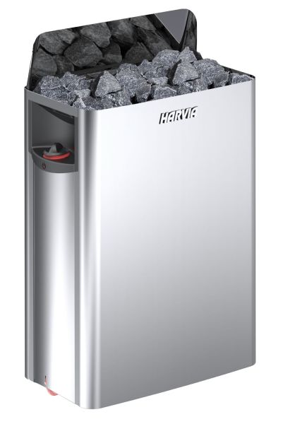 Saunaofen The Wall SW80 steel, 8 kW, integrierte Steuerung