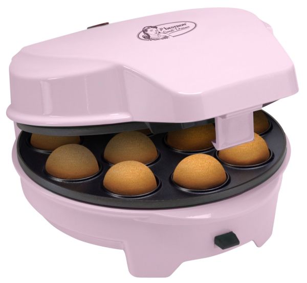 Bestron ASW238P 3-in-1 Cakemaker Donut Waffel Cakepop, pink