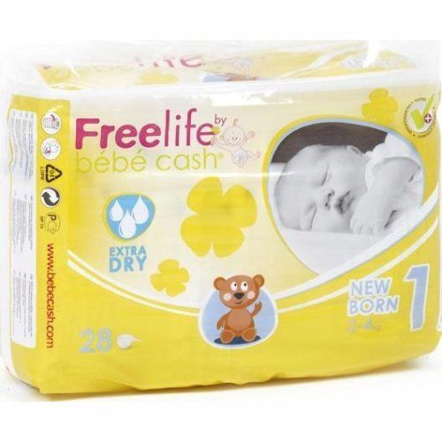 Freelife bebecash Windeln Newborn 2-4 kg