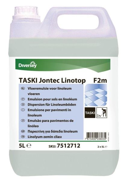 Taski Jontec Linotop F2m, Hochglänzende, trittsichere Dispersion, 5 Liter