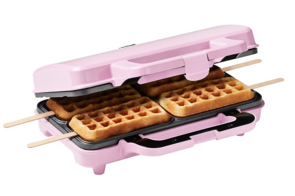 Bestron AWMS4P Waffelautomat Waffel am Stiel, pink