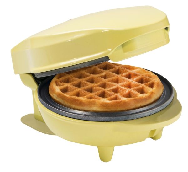 Bestron AMW500V Mini Waffeleisen, vanilla