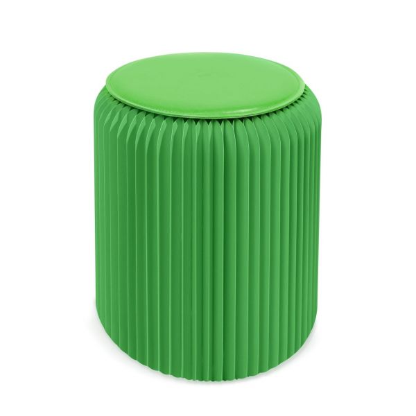 Stooly - Falthocker aus Karton, grün