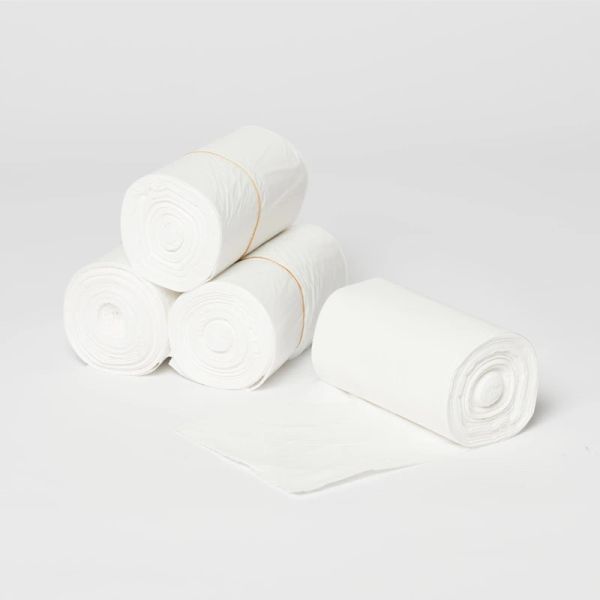 Müllbeutel 90 Liter HDPE weiss 630x850mm 8,5µ