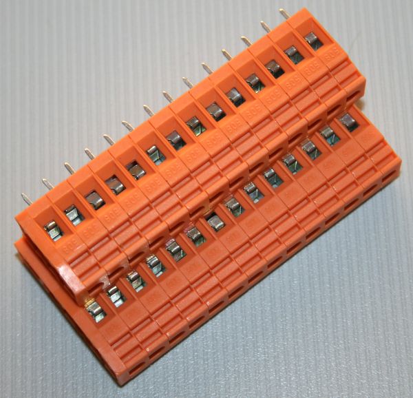 Doppelstock-Anschlussklemmen PKDR 2,5/28/5,08 OG