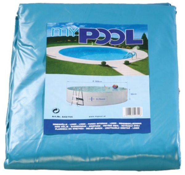Pool Innenhülle 0,27mm 3,60x0,90m Folienfarbe Blau
