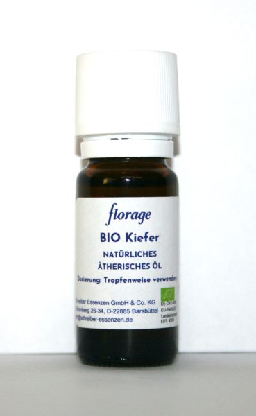 BIO Kiefernadel 100% natürliches ätherisches Öl, zertifiziert, 10 ml