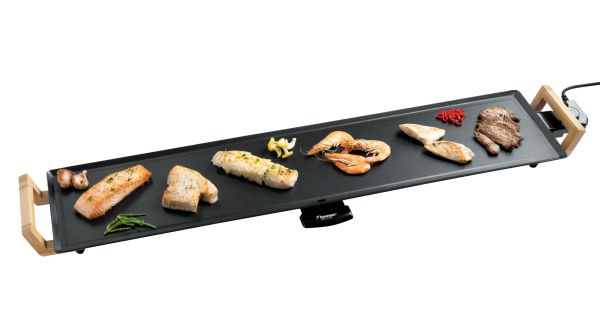 Bestron ABP605BB Teppanyaki Grillplatte XXXL Bamboo