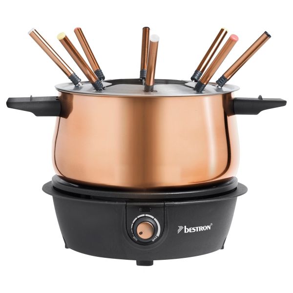 Bestron AFD850CO Fondue Set, Kupfer