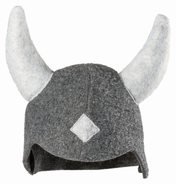 Wikinger grau Kirami Badehaube Saunahut Badehut