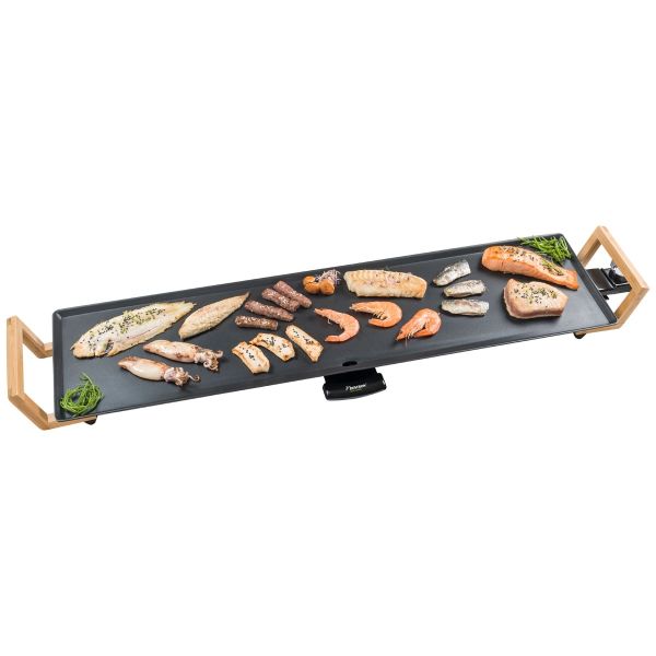 Bestron ABP604BB Teppanyaki Grillplatte XXL Bamboo